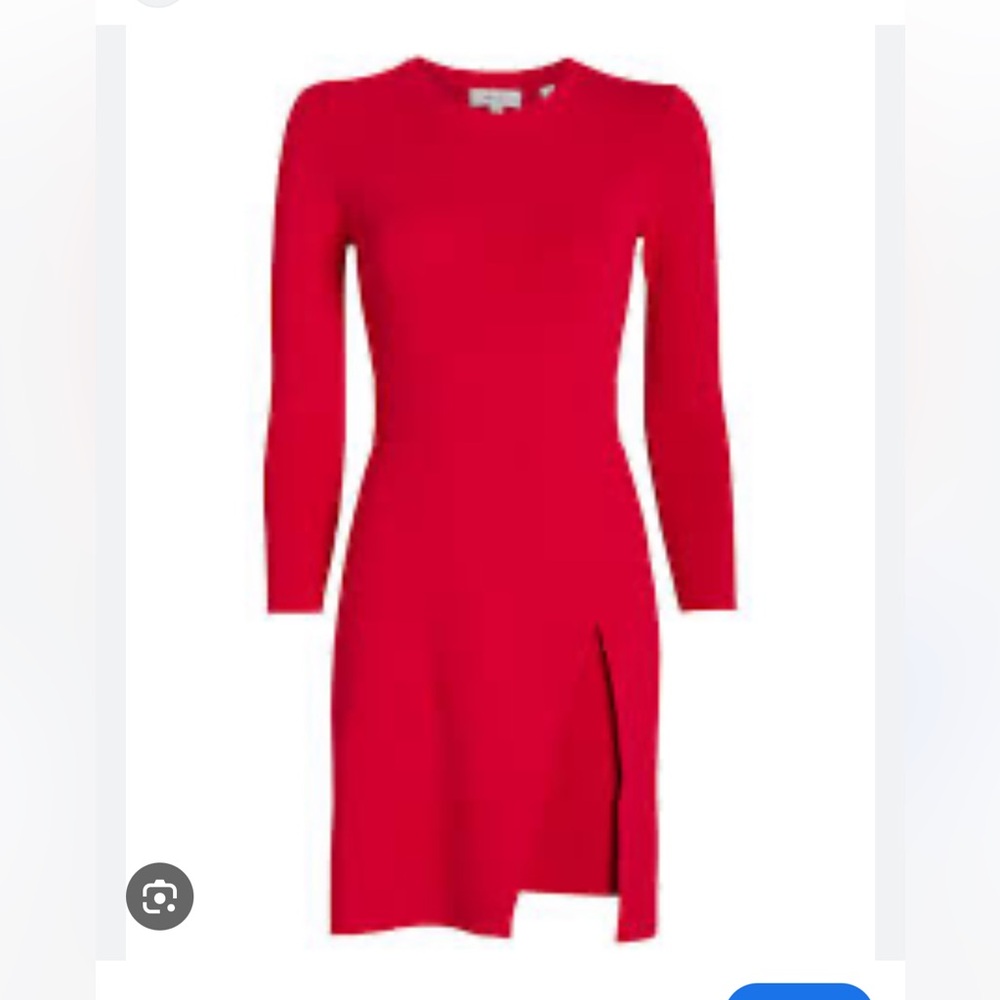 A.L.C. Vibrant Red Long Sleeve Dress